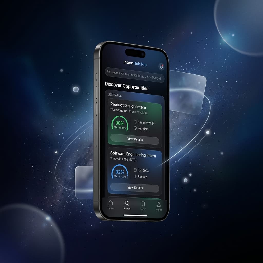 InternHub Pro App Preview